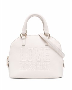 Сумка тоут с тисненым логотипом Love moschino