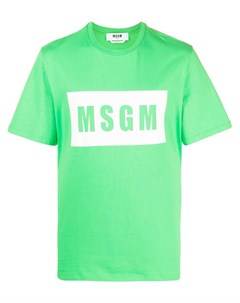 Футболка с логотипом Msgm