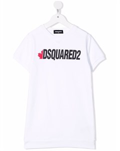 Платье футболка с логотипом Dsquared2 kids