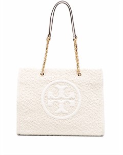 Сумка тоут Ella с вышитым логотипом Tory burch