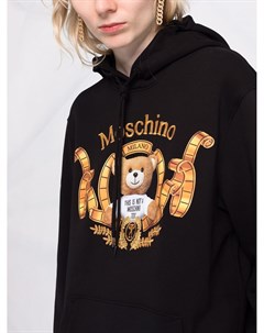 Худи с логотипом Moschino