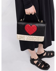 Сумка тоут с логотипом Love moschino