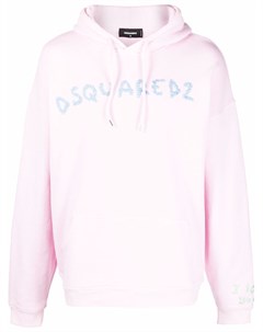 Худи с вышитым логотипом Dsquared2