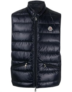 Стеганый жилет с высоким воротником Moncler