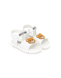 Сандалии Teddy Bear на рифленой подошве Moschino kids