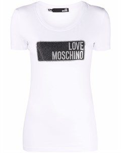 Футболка с логотипом Love moschino