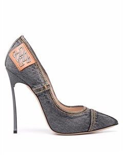 Туфли Flora Denim на шпильке Casadei