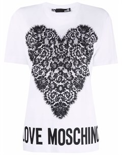 Футболка с графичным принтом Love moschino