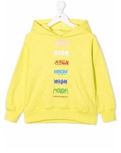 Худи с логотипом Msgm kids