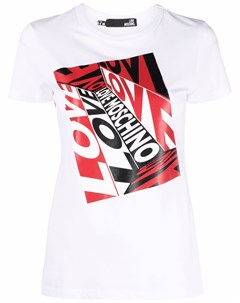 Футболка с логотипом Love moschino