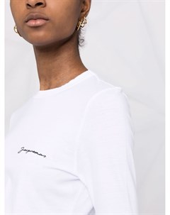 Футболка с вышитым логотипом Jacquemus