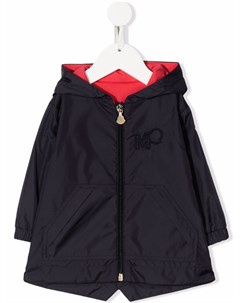 Пальто на молнии с капюшоном Moncler enfant