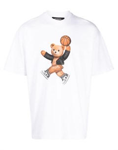 Футболка с графичным принтом Basketball Bear Domrebel