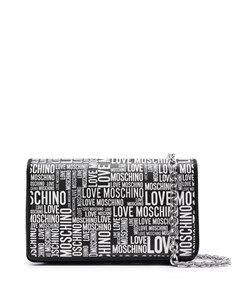 Сумка через плечо с монограммой Love moschino