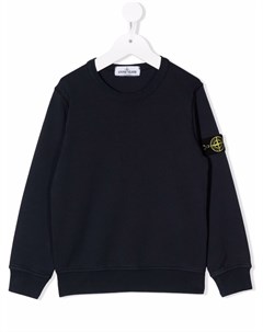 Джемпер с нашивкой логотипом Stone island junior