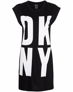 Длинный топ с логотипом Dkny