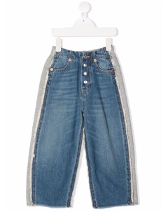 Спортивные брюки с контрастной вставкой Mm6 maison margiela kids