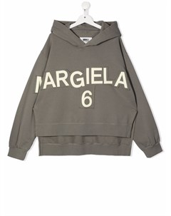 Худи с логотипом Mm6 maison margiela kids