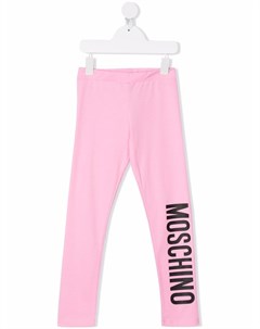 Легинсы с логотипом Moschino kids