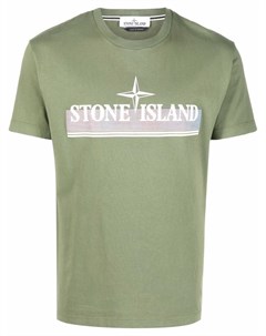 Футболка с логотипом Stone island