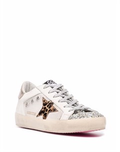 Кеды на шнуровке с нашивками Golden goose