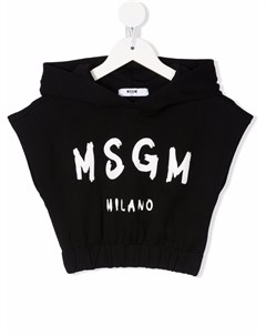 Худи с логотипом Msgm kids