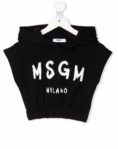 Худи с логотипом Msgm kids