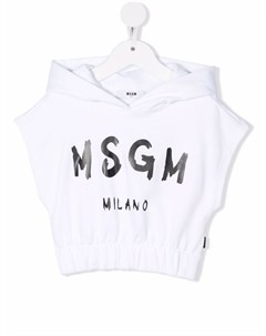 Худи с логотипом Msgm kids