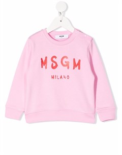 Толстовка с логотипом Msgm kids