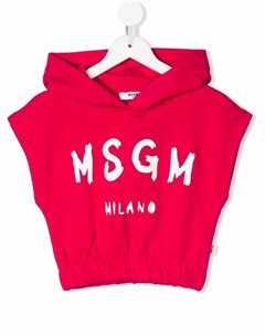 Худи с логотипом Msgm kids