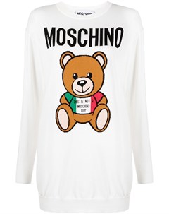 Платье джемпер с принтом Moschino