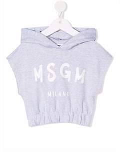 Худи с логотипом Msgm kids