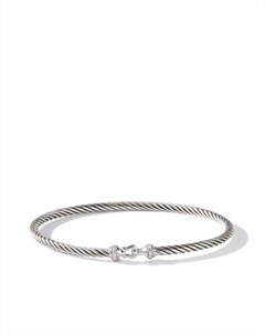 Серебряный браслет Cable с бриллиантами David yurman