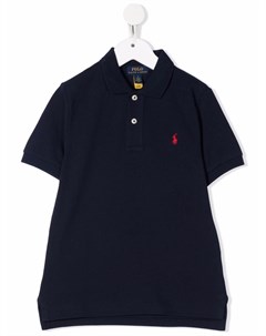 Рубашка поло с вышитым логотипом Ralph lauren kids