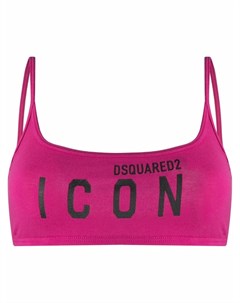 Бюстгальтер Icon в рубчик Dsquared2