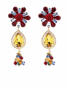 Серьги подвески с камнями Dolce&gabbana