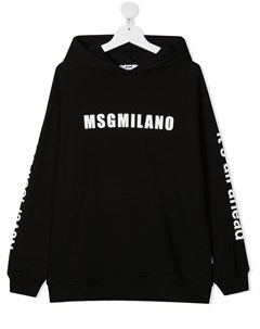 Худи с логотипом Msgm kids