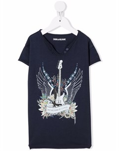 Футболка с графичным принтом Zadig & voltaire kids