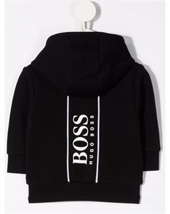 Худи на молнии с логотипом Boss kidswear