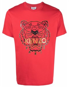 Футболка с логотипом и принтом Tiger Kenzo