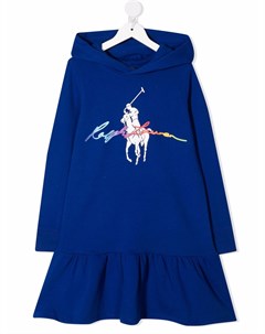 Платье Polo Pony с капюшоном Ralph lauren kids