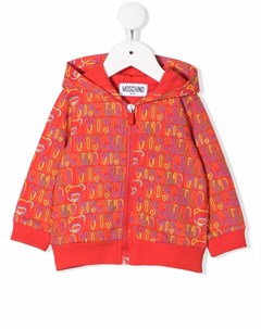 Худи с логотипом Moschino kids