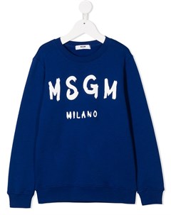 Толстовка с логотипом Msgm kids