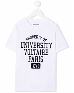 Футболка с логотипом Zadig & voltaire kids