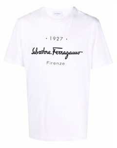 Футболка с логотипом Salvatore ferragamo