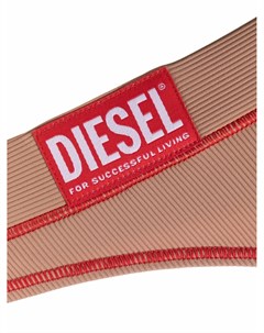 Трусы стринги с вышитым логотипом Diesel