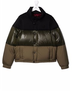 Пуховик Aveillan в стиле колор блок Moncler enfant