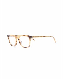 Очки в квадратной оправе черепаховой расцветки Saint laurent eyewear