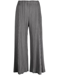 Укороченные плиссированные брюки Pleats please issey miyake