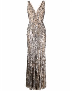 Декорированное платье макси Jenny packham